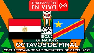 EGIPTO 🇪🇬 VS 🇨🇩 RD CONGO EN VIVO  COPA AFRICANA DE NACIONES 2023  FÚTBOL MAGNO [upl. by Gomez]