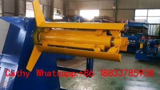 hydraulic uncoiler roll forming machine [upl. by Sibyl]