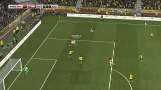 Borussia Dortmund  FC Arsenal London  CL Gruppe F  06112013  LP PES 2014 [upl. by Halimak]