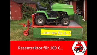 Rasentraktor für 100€  can we fix it  Viking GT16H  Teil 13  Fehlersuche und Demontage [upl. by Itnahsa467]