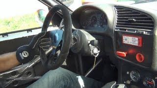 HD Crazy Ride in a BMW M3 GTR [upl. by Esil563]