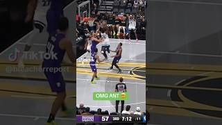 Anthony Edwards went off against the kings to secure the win in OT 🐺 hottopic nba basketball [upl. by Oeniri600]