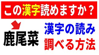 【超便利】読めない漢字を手書き検索！カメラで調べる方法も！？ [upl. by Townsend]