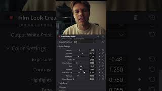 FILM LOOK CREATOR  Davinci Resolve 19 [upl. by Neeloj597]