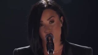 Demi Lovato  Stone Cold iHeart Radio Music Awards 2016 [upl. by Aniret]