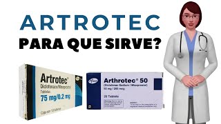 ARTROTEC que es y para que sirve artrotec como tomar artrotec 75 mg [upl. by Letitia]