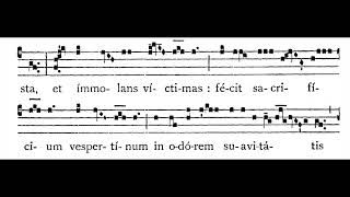 18th Sunday after Pentecost OFFERTORY Sanctificávit Móyses solfeggio [upl. by Merp]