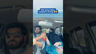 Wife Duties 🤣🤣 trendingshorts theengineercouple ytshorts couplecomedy [upl. by Yekciv]