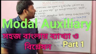 Modal Auxiliary। Definition and Examples [upl. by Edward718]