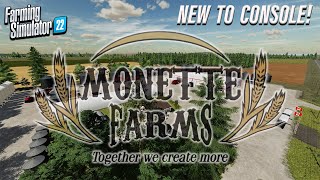 “MONETTE FARMS” FS22 MAP TOUR  NEW to CONSOLE MOD MAP  Farming Simulator 22 Review PS5 [upl. by Dionisio764]