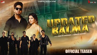 Updated Balma Teaser King B Chouhan ft Sana Khan  Gurlez Akhtar  Full Song Releasing on 14 Sep [upl. by Brause]