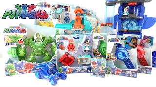 PJ Masks Romeo Bot Builder RoboGekko Hero ID Toy Haul [upl. by Osnofledi]