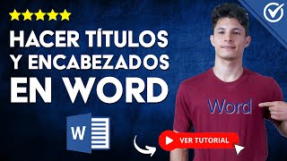 Cómo HACER TÍTULOS y ENCABEZADOS en WORD Según las Normas APA 6Ta Edición  📄 Hazlo así 📄 [upl. by Ayojal]