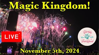 🔴LIVE at the Magic Kingdom in Walt Disney World 11524 [upl. by Cherey]