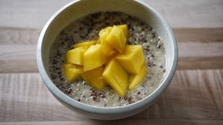 Sweet Coconut Quinoa with Mango 椰奶香芒藜麥 [upl. by Kirshbaum753]