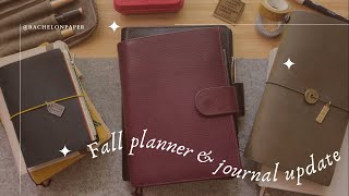 FALL PLANNER amp JOURNAL LINEUP  common planner hobonichi amp travelers notebooks [upl. by Enigroeg]