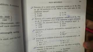 Rock mechanics Mining numerical problems AK Gorai solution Q4 Q5 Q6 [upl. by Loring]