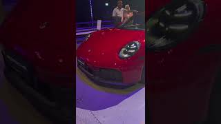 New Porsche 911 Targa 4 GTS Carmine Red supercars shorts Porsche911 [upl. by Ailev]