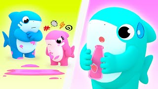 We Learn From Our Mistakes  Baby Sharks Learn Good Manners  Shark Academy Songs for Kids [upl. by Ode]