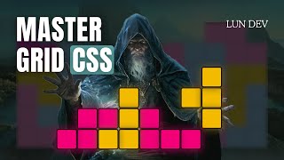 Become A Master Grid CSS In 13 Minutes [upl. by Atilek440]