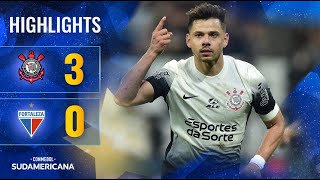 CORINTHIANS vs FORTALEZA  HIGHLIGHTS  CONMEBOL SUDAMERICANA 2024 [upl. by Benis144]