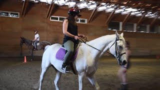 Horseback Riding Lesson Vlog in Langley BC VLOG 26 [upl. by Thilda700]