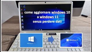 come aggiornare windows 10 a windows 11 senza perdere dati Guida facile [upl. by Kliman14]