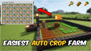 EASIEST Minecraft Villager Auto Crop Farm 121 Tutorial  400 PH [upl. by Stromberg389]