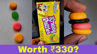 Sponge Bob Krabby Patties Gummy Burger [upl. by Hamburger]