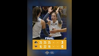 2024 SCAC Volleyball Quarterfinals  Southwestern University  Don Flora amp Emily Marks [upl. by Attekal]