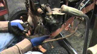 Real Time Simplicity Allis Chalmers Engine Removal [upl. by Naihtsirc]