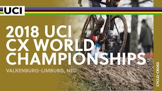 2018 UCI Cyclocross World Championships – ValkenburgLimburg NED  Men Juniors [upl. by Omura]