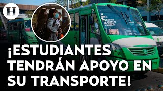 ¡Universitarios reciben apoyo para sus pasajes CDMX da beca de transporte a 20 mil estudiantes [upl. by Ahsinrats]