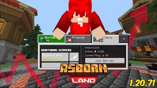 NUEVO SERVIDOR 12071 para MINECRAFT BEDROCK asbornland [upl. by Pearce926]