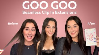 Goo Goo Seamless Clip In Hair Extensions for PCOSThin Hair [upl. by Annah]