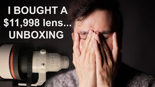 Unboxing a 10000 lens The Sony 400mm 28 why did I buy it [upl. by Lennaj]