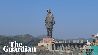 India unveils worlds tallest statue [upl. by Standush]