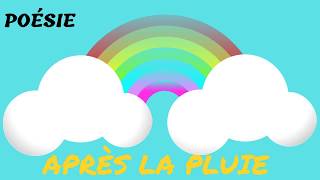 Poésie💧🌈Après la pluie de Gianni Rodari💧🌈 [upl. by Alphonso]