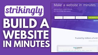 How To Make A Website Using Strikingly  Strikingly Website Builder Tutorial 2023 [upl. by Kayne]