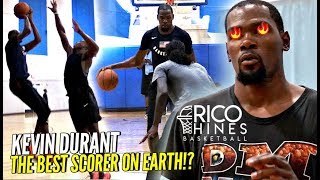 Kevin Durant Shows WHY HES THE BEST SCORER ON EARTH at Rico Hines Private Runs [upl. by Uta178]