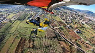 Ochtendvlucht boven Italy Toscana [upl. by Rigdon55]