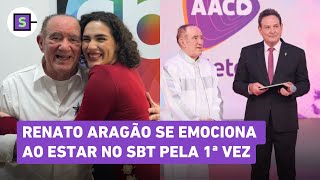 Renato Aragão se emociona com Teleton no SBT após ausência no Criança Esperança [upl. by Ja67]