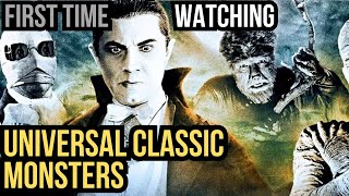 My First Time Watching The Universal Classic Monsters Movies [upl. by Siger]