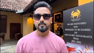 Vlog Kumar Sangakara and Mahela Jayawardene Ministry of Crabs colombo [upl. by Devlen]