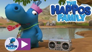 Party Happo and the dance battle I Cartoon for Kids I The Happos Family [upl. by Bracci479]