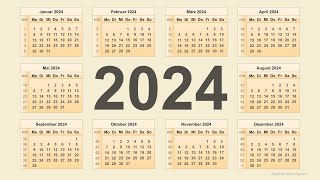 Kalender 2024 [upl. by Ferde]