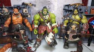 Grommash amp Garrosh Hellscream ACTION FIGURES THESE ARE AMAZING [upl. by Grier]