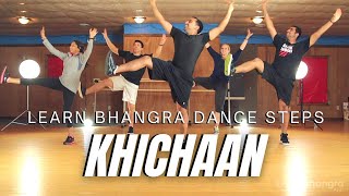 Learn Bhangra Dance Online Tutorial For Advanced Dancers  Khichaan Step By Step  Lesson 1 [upl. by Esac]