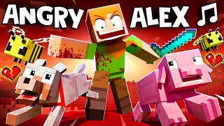 quotANGRY ALEXquot 🎵 VERSION A Minecraft Animation Music Video [upl. by Oab]