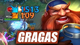 Wild Rift Gragas 1513 Crit Damage Build amp Runes [upl. by Jack427]